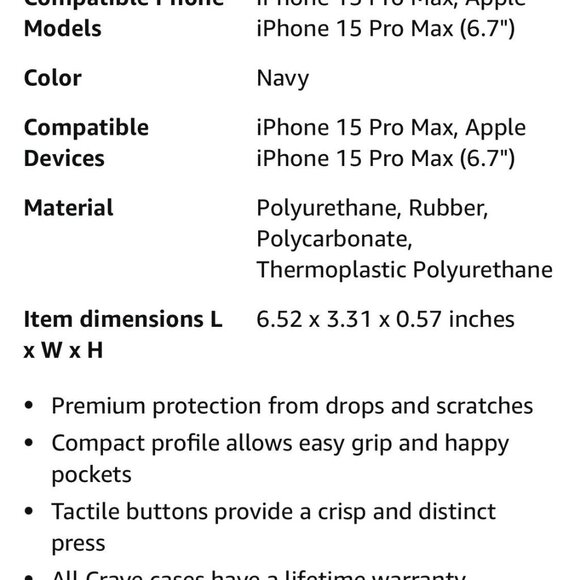 Crave NWB iPhone 15 Pro Max MagSafe Shockproof Protection Dual Layer Case - Picture 7 of 7